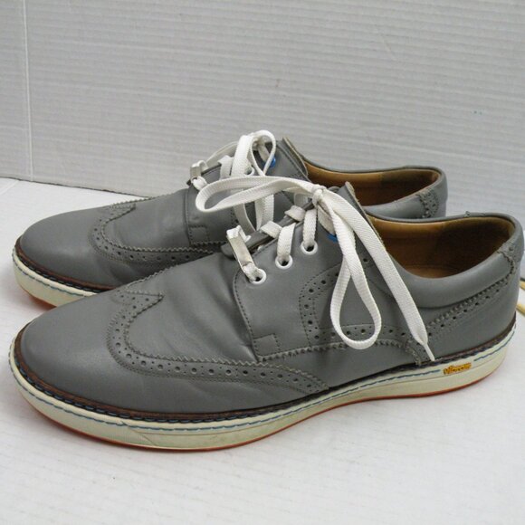 Worn Once! Royal Albartross Gray WIngtip Golf Shoes 12M - Picture 3 of 7